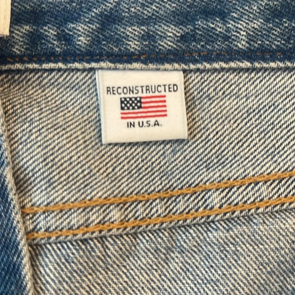 RE/DONE Levi's High Rise Denim Skirt 28 - Picture 11 of 11